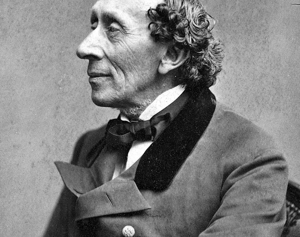 Hans Christian Andersen by Thora Hallager 1869