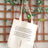 Cotton bag with poem Ithaca Cotton bag
